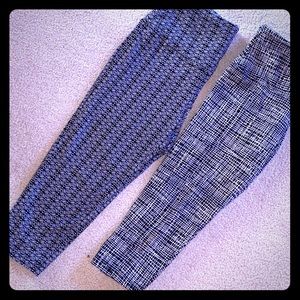 Lot of 2 Intro love the fit Capri leggings